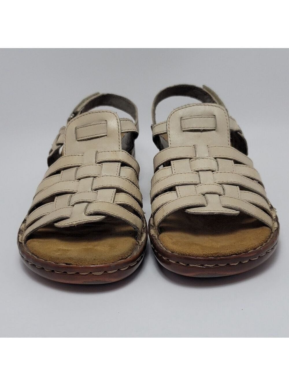 Naturalizer Pompano Leather Fisherman Slingback Casual Comfort Sandals Size 8.5 - Picture 9 of 11